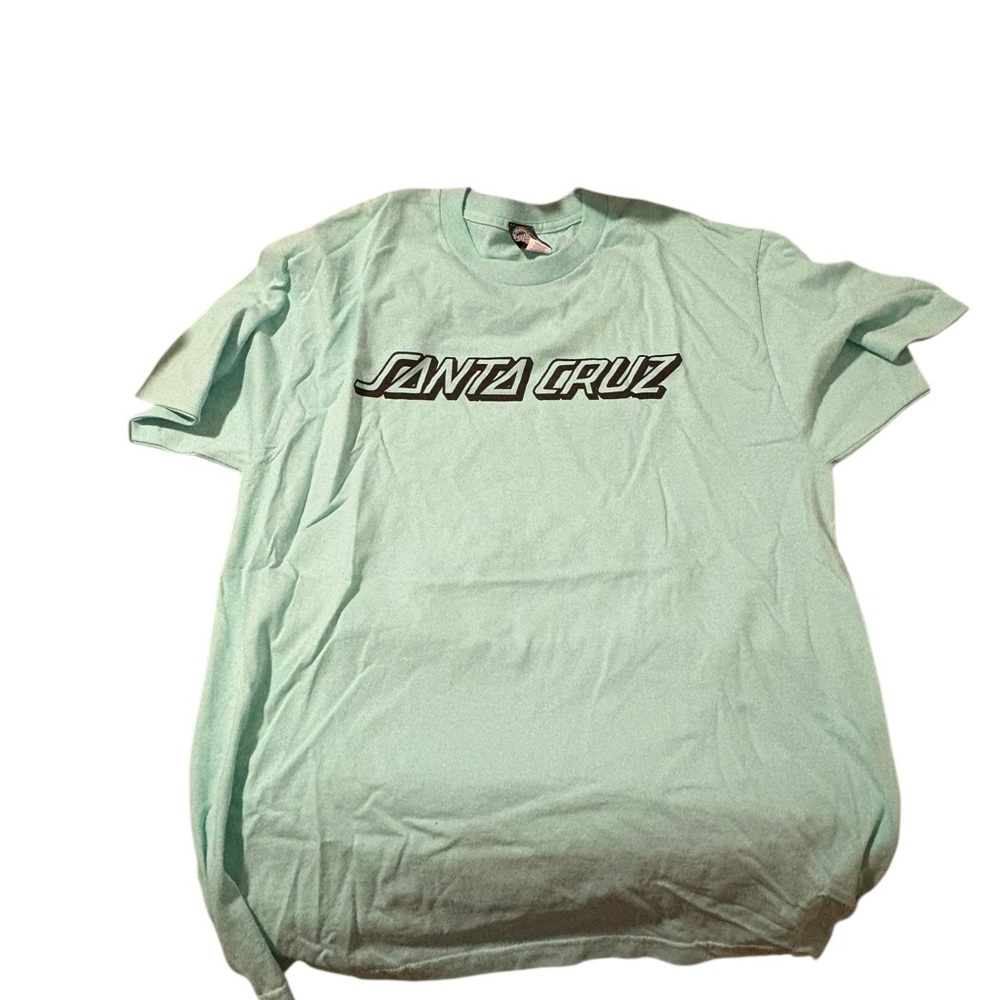 Santa Cruz Skateboards Light Green Short Sleeve Tee